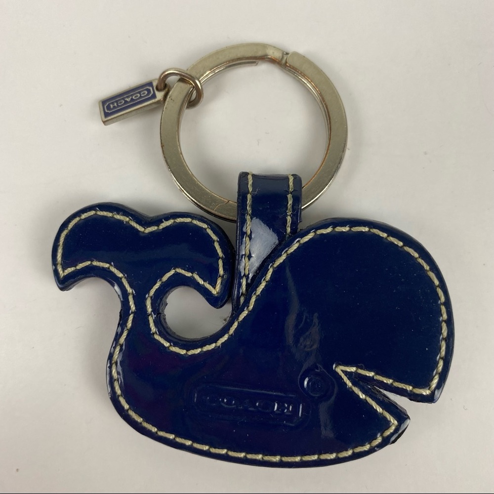 Coach Whale Keychain Gem
